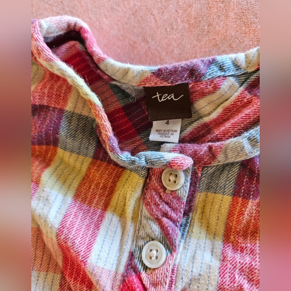 Tea Collection Flannel Dress - Picture 2 of 3